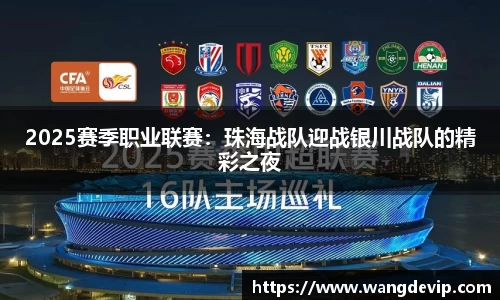 2025赛季职业联赛：珠海战队迎战银川战队的精彩之夜