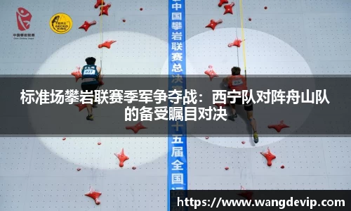 标准场攀岩联赛季军争夺战：西宁队对阵舟山队的备受瞩目对决